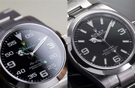 rolex air king vs explorer 40|rolex air king vs datejust.